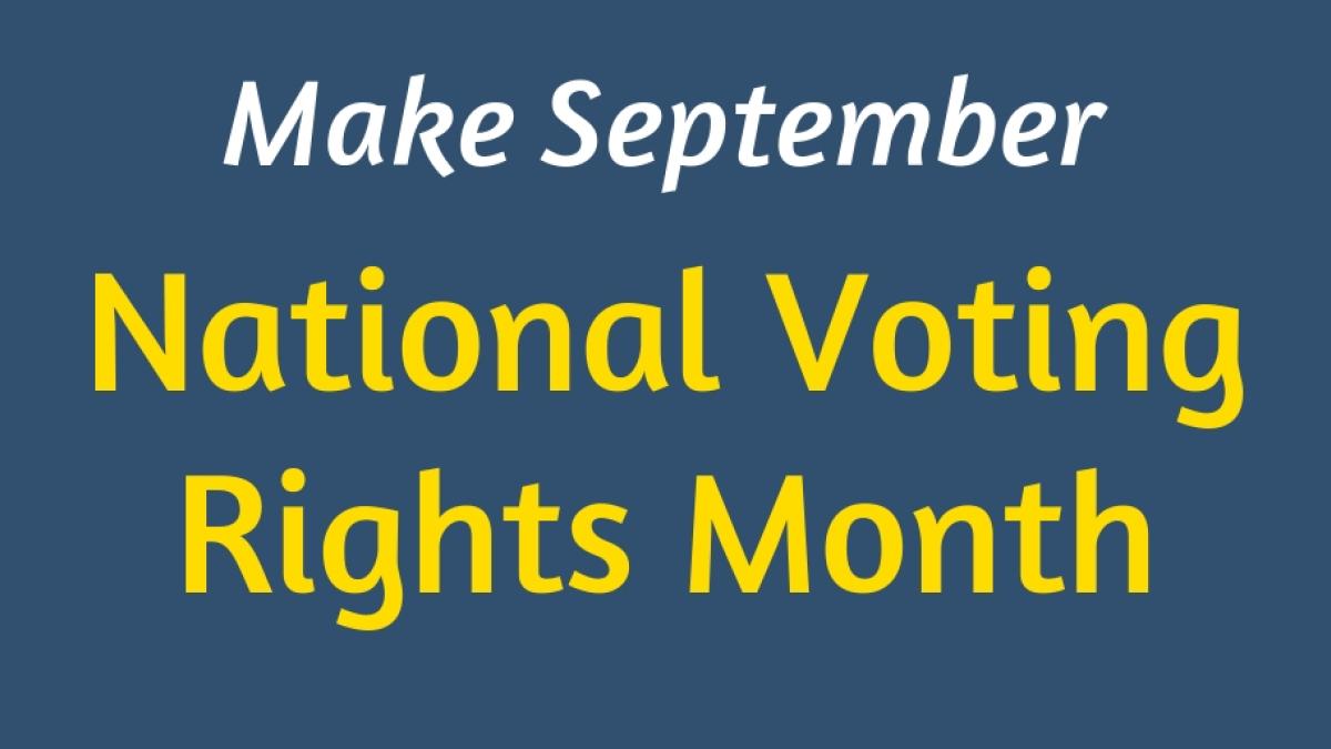 National Voting Rights Month 